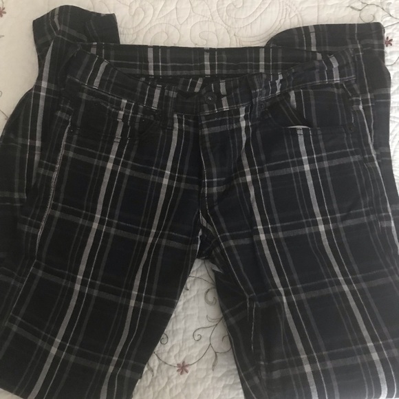 levi's plaid pants
